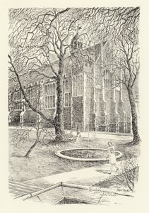 Fountain Court, Middle Temple (litográfia)