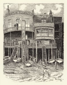 The Grapes Inn, Limehouse (litográfia)