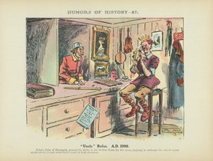 "Rufus bácsi. Kr. u. 1096 (színes litográfia) alkotó: Arthur Moreland