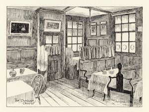 Ye Olde Cheshire Cheese (litográfia) alkotó: Arthur Moreland