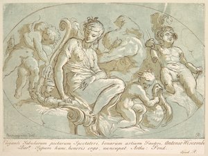 Vénusz Puttival körülvéve, kb. 1735.