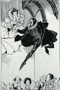 A Grand Pas de Deux, illusztráció a „The Ingoldsby Legends, or Mirth and Marvels” című filmből, Thomas Ingoldsby alkotó: Arthur Rackham