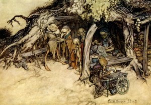 Szentivánéji álom alkotó: Arthur Rackham