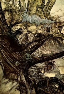 Szentivánéji álom alkotó: Arthur Rackham