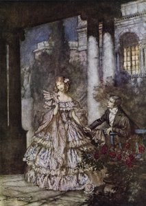 A Colgate Cashmere Bouquet szappanjának reklámja, a New York-i Art Directors Club díjazottja az 1924-es reklámművészeti kiállításukon alkotó: Arthur Rackham