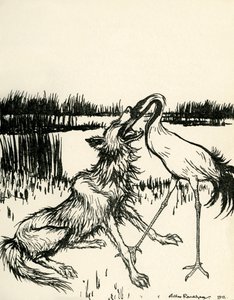 Ezópus meséi alkotó: Arthur Rackham