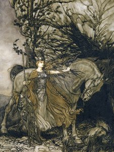 Brunnhilde alkotó: Arthur Rackham