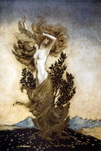A Comus egy maszk a tisztaság tiszteletére alkotó: Arthur Rackham