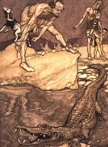 Krokodil alkotó: Arthur Rackham