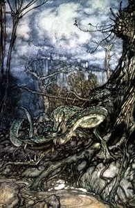 Sárkány alkotó: Arthur Rackham