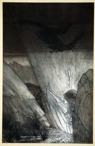 „Erda kéri, vigyázz”, 1910. alkotó: Arthur Rackham