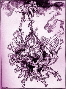 "Hop-Frog" Edgar Allan Poe-tól alkotó: Arthur Rackham