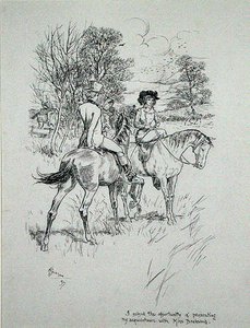 „Megragadtam az alkalmat, hogy vádat emeljek Miss Dashwooddal való ismeretségem ellen”, illusztráció Charles O