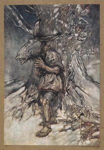 Énekelni fogok, hogy hallják, nem félek. Alsó. Jelenet a Szentivánéji álomból. alkotó: Arthur Rackham