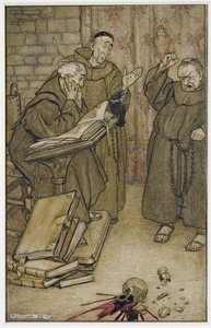 Ha valaki hazudott vagy káromkodott (toll, tinta és wc papíron) alkotó: Arthur Rackham