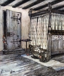 Illusztráció: Arthur RACKHAM (1867-1939) William SHAKESPEARE: Egy nyári éjszaka álmához alkotó: Arthur Rackham