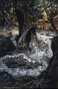 Illusztráció: Arthur RACKHAM (1867-1939) William SHAKESPEARE: Egy nyári éjszaka álmához alkotó: Arthur Rackham