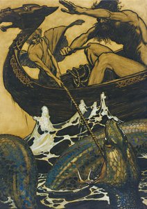 Illusztráció az Eddához alkotó: Arthur Rackham