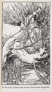 Illusztráció a Hamletből alkotó: Arthur Rackham