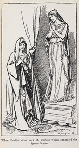 Paulina illusztrációja a Téli meséből alkotó: Arthur Rackham