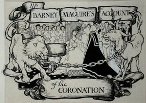 Barney Maguire úr beszámolója a koronázásról, illusztráció a „The Ingoldsby Legends or Mirth and Marvels”-ből, Thomas Ingoldsby, 1898-ban megjelent (toll és tinta papíron) alkotó: Arthur Rackham