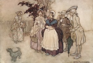 Rip Van Winkle, 1907 alkotó: Arthur Rackham