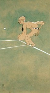 Szombat Játék az alapvonalon (toll és tus, akvarell és testszín, papír) alkotó: Arthur Rackham