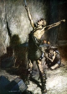 Siegfried alkotó: Arthur Rackham