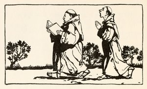 A Hag a fal mellett ült, a Morgans Frenzy-ből az Irish Fairy Tales-ben alkotó: Arthur Rackham