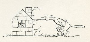 A három kismalac alkotó: Arthur Rackham