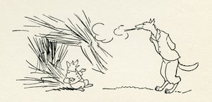 A három kismalac alkotó: Arthur Rackham