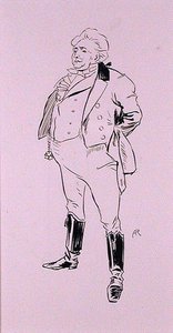 Az esküvő napja, Thomas Ingoldsby „The Ingoldsby Legends, or Mirth and Marvels” illusztrációja, 1898-ban (toll és tinta) alkotó: Arthur Rackham