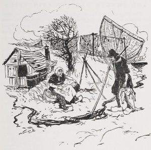A halász és a felesége. alkotó: Arthur Rackham