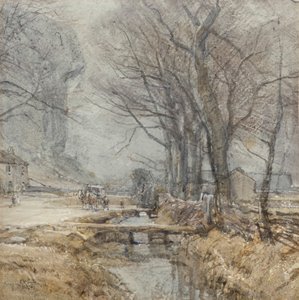 Kilnsey, Yorkshire, 1927 körül (akvarell)