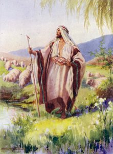 Az Úr az én pásztorom (színes litho) alkotó: Arthur Twidle