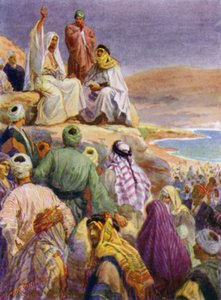 Prédikáció a hegyről (színes litó) alkotó: Arthur Twidle