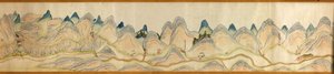16 000. szállított. Tájolása észak jobbra. Dombormű ábrázolva. Madártávlat. Takarja a Wei folyót Baoji Xianban, Shanxi Sheng-t Shu Dao-ig a Shanxi-Sichuan határon. Településeket, pihenőhelyeket, állomásokat, fogadókat, templomokat, hegyi hágókat, falakat j