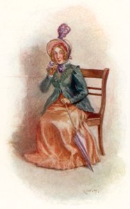 Illusztráció Emma számára, Jane Austen alkotó: Arthur Wallis Mills