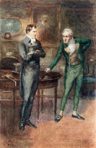 Illusztráció a Northanger Abbey számára, Jane Austen alkotó: Arthur Wallis Mills