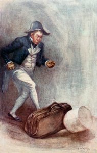 Illusztráció a Northanger Abbey számára, Jane Austen alkotó: Arthur Wallis Mills