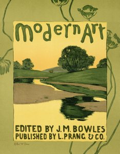 A „Modern Art” ismertető magazint hirdető plakát reprodukciója