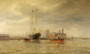 A Royal Edward Dock megnyitása, Avonmouth, július 9