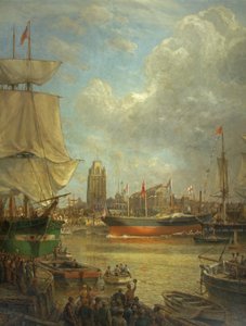 A Great Western elindítása 1837-ben alkotó: Arthur Wilde Parsons