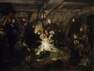 Nelson halála, 1805. október 21. alkotó: Arthur William Devis