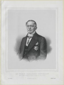 Alekszandr Mihajlovics Gorcsakov gróf alkotó: Artist Unknown