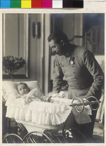 Ferenc Ferdinánd főherceg és fia, Maximilian alkotó: Artist Unknown
