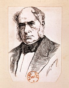 BESSEMER Sir Henry, angol feltaláló és mérnök (rajz)