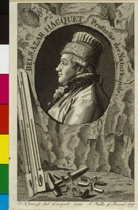 Balthazar Hacquet de La motte (nyomtatás) alkotó: Artist Unknown