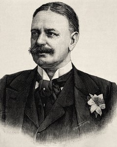BueLow, Bernard von (1849-1929). A Római Birodalom kancellárja (1900-1909). Metszet alkotó: Artist Unknown