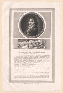 Camille Desmoulins (nyomtatás) alkotó: Artist Unknown